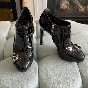 Christian Dior Patent Leather Heel Booties